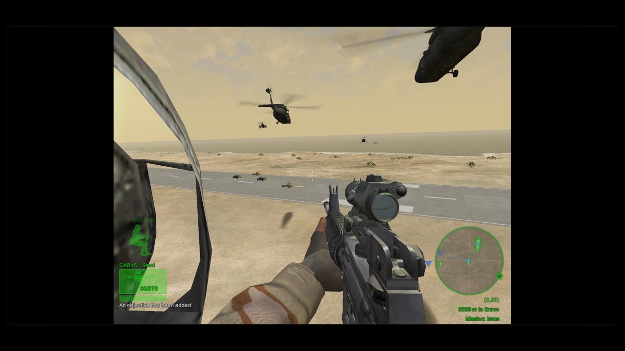 Delta Force: Black Hawk Down - #11 IRENE. No Comments, No Saves Gameplay. (Fedora Linux)