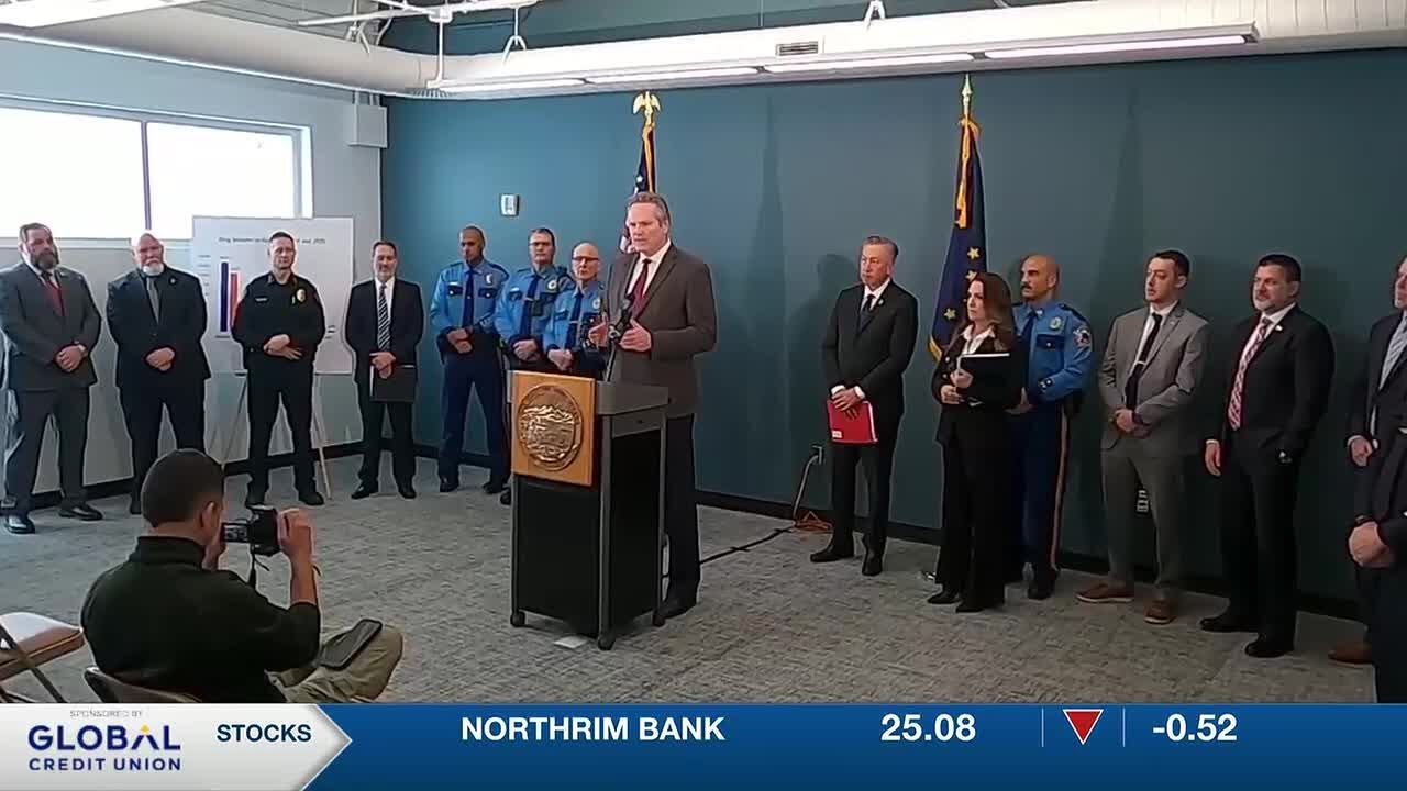 Gov. Dunleavy gives update on drug interception efforts in Alaska