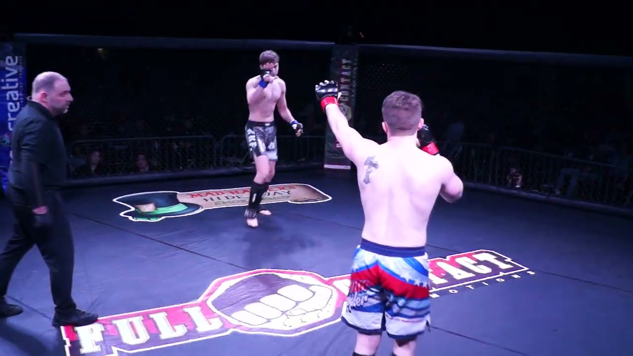 JAKE SCHOJAN VS VLAD SIDEY 165 LB MMA FIGHT RAGE IN THE CAGE 17