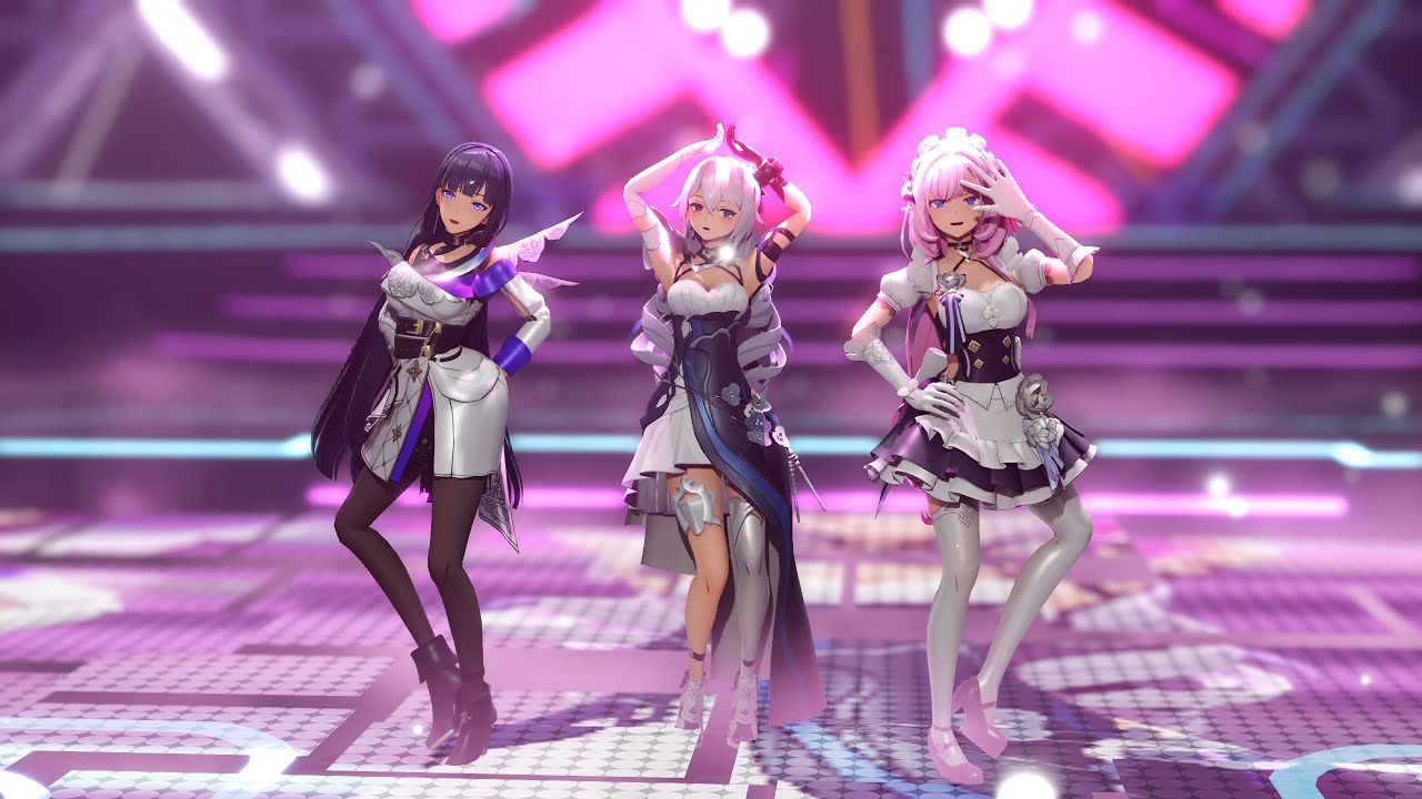 【崩壊3rd/MMD】爆乳音頭【エリシア/ブローニャ/芽衣】