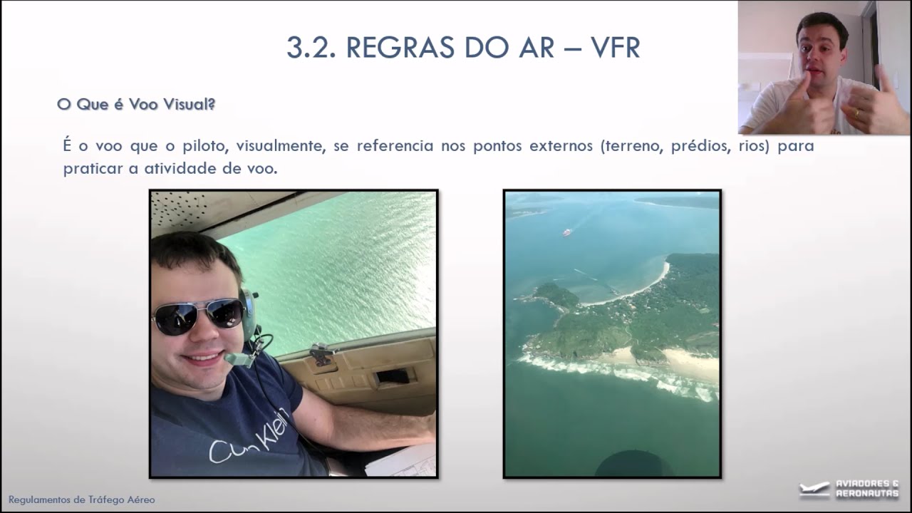 AULA 3.2 - REGRAS DE VOO VISUAL - REGULAMENTOS DE TRÁFEGO AÉREO - PILOTO PRIVADO DE AVIÃO