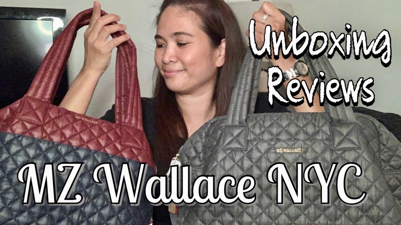 NEW MZ WALLACE AMBASSADOR shipment double unboxing + reviews MZ Wallace medium Sutton & Travel Jimmy