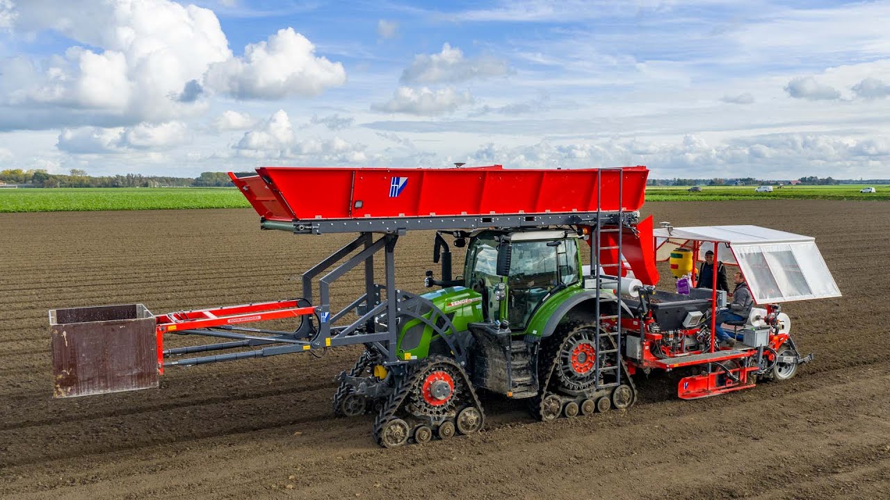 Brand new Fendt 620 Vario on tracks! | Tulip🌷 bulb planting | Trike John Deere & more
