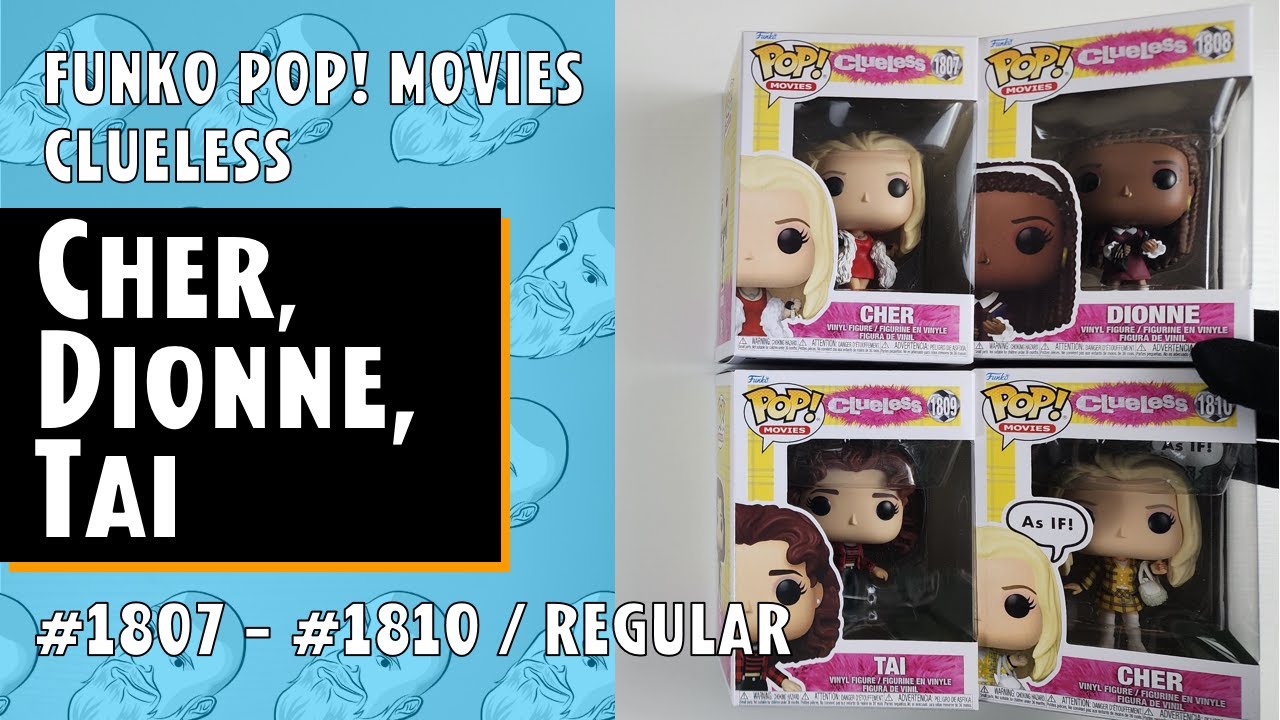 Funko Pop Clueless – Cher, Dionne, Tai e o icônico 