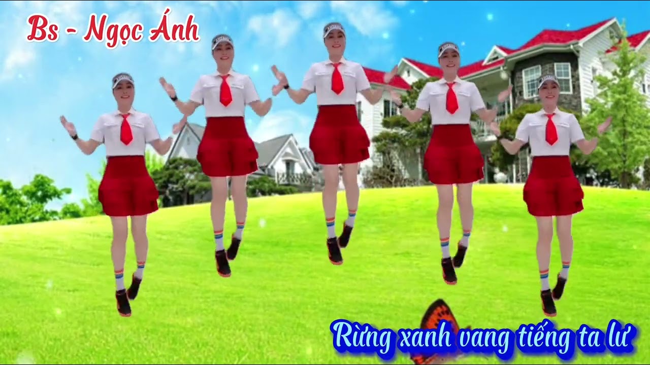 ❤️👉Rừng xanh vang tiếng ta lư. Shuffledance đẹp dễ.BĐ Ngọc Ánh