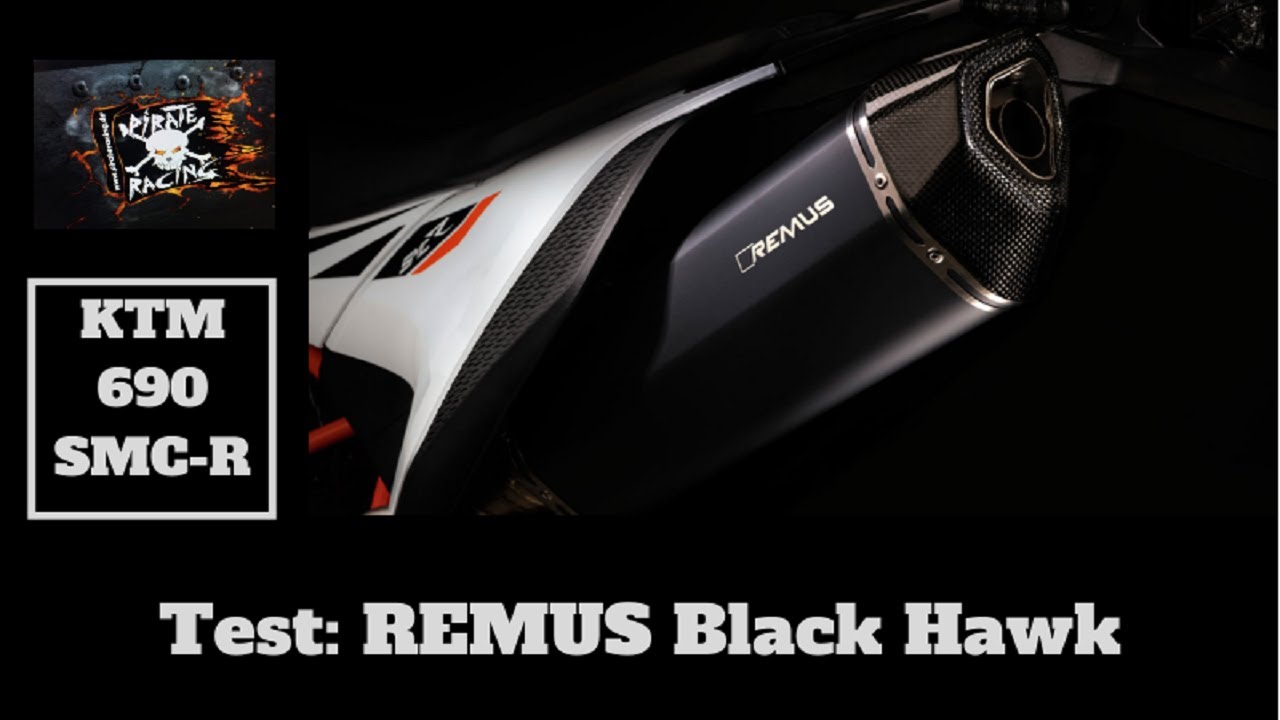 Schalldämpfer TEST: Remus Black Hawk  für die KTM 690 SMC-R 2019