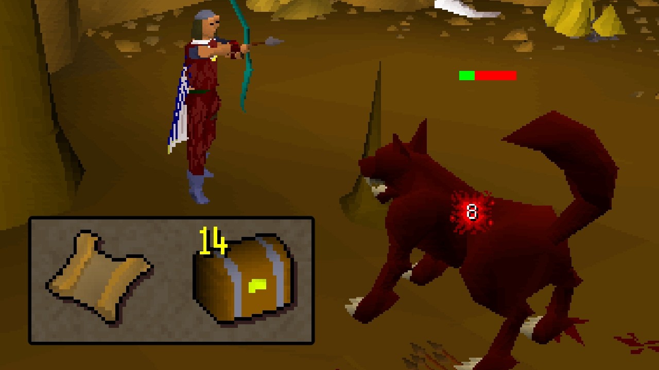 I completed 14 hard clues getting 70 ranged (2004 #19)