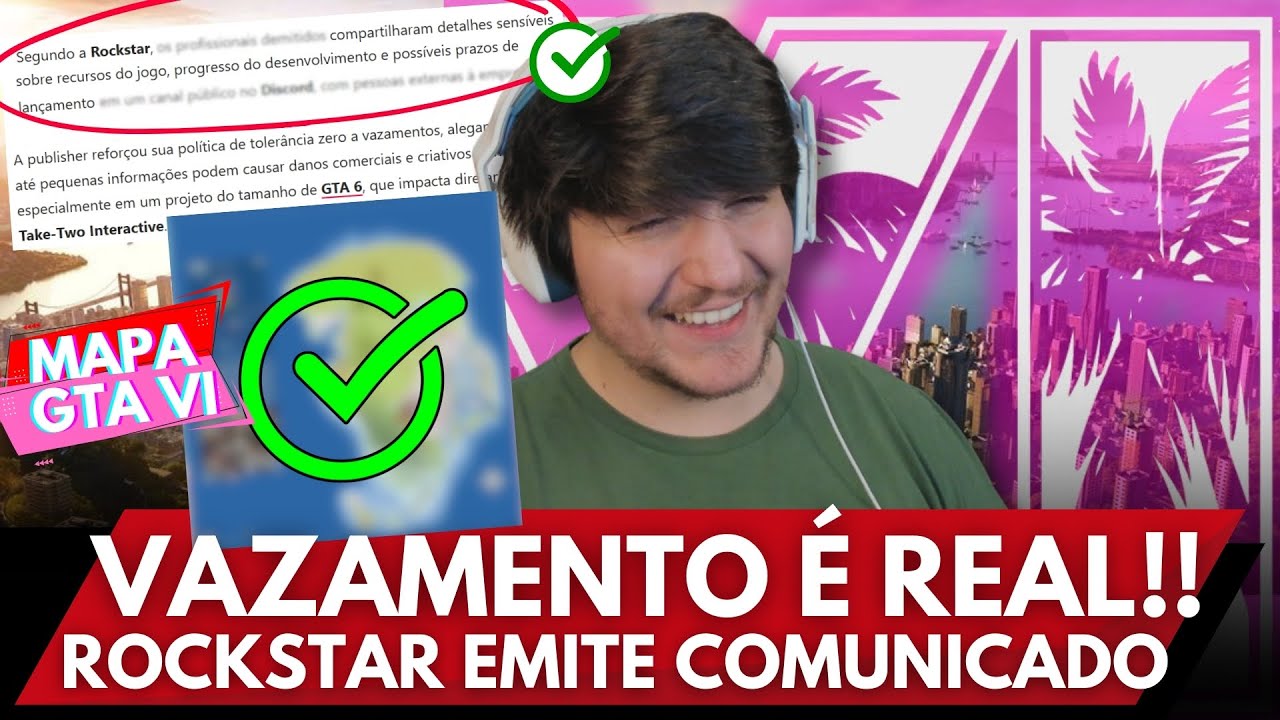 VAZAMENTOS DE GTA 6 S&Atilde;O REAIS E NOVA VERS&Atilde;O DO MAPA EST&Aacute; NA INTERNET CONFIRA TUDO !!!