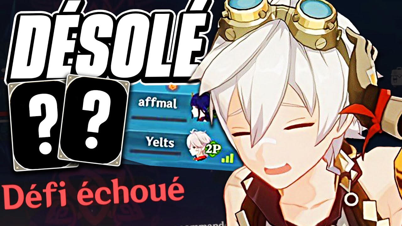 Les World Boss mais ma Team est Aléatoire en MULTIJOUEUR (Je perds 5€ par Mort) - Genshin Impact
