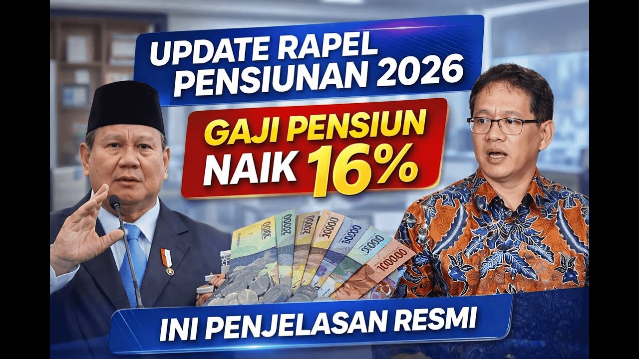 RAPEL GAJI PENSIUNAN 2026 TERBARU – INI PENJELASAN RESMI YANG PERLU ANDA TAHU