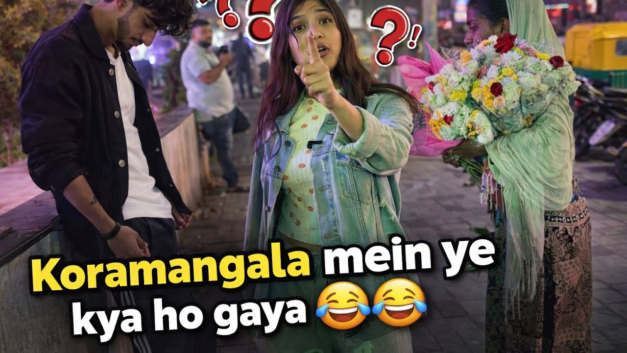 Koramangala mein ye kya ho gaya || 😂😂 ( Bangalore ) . @Atiiif.ra77 
