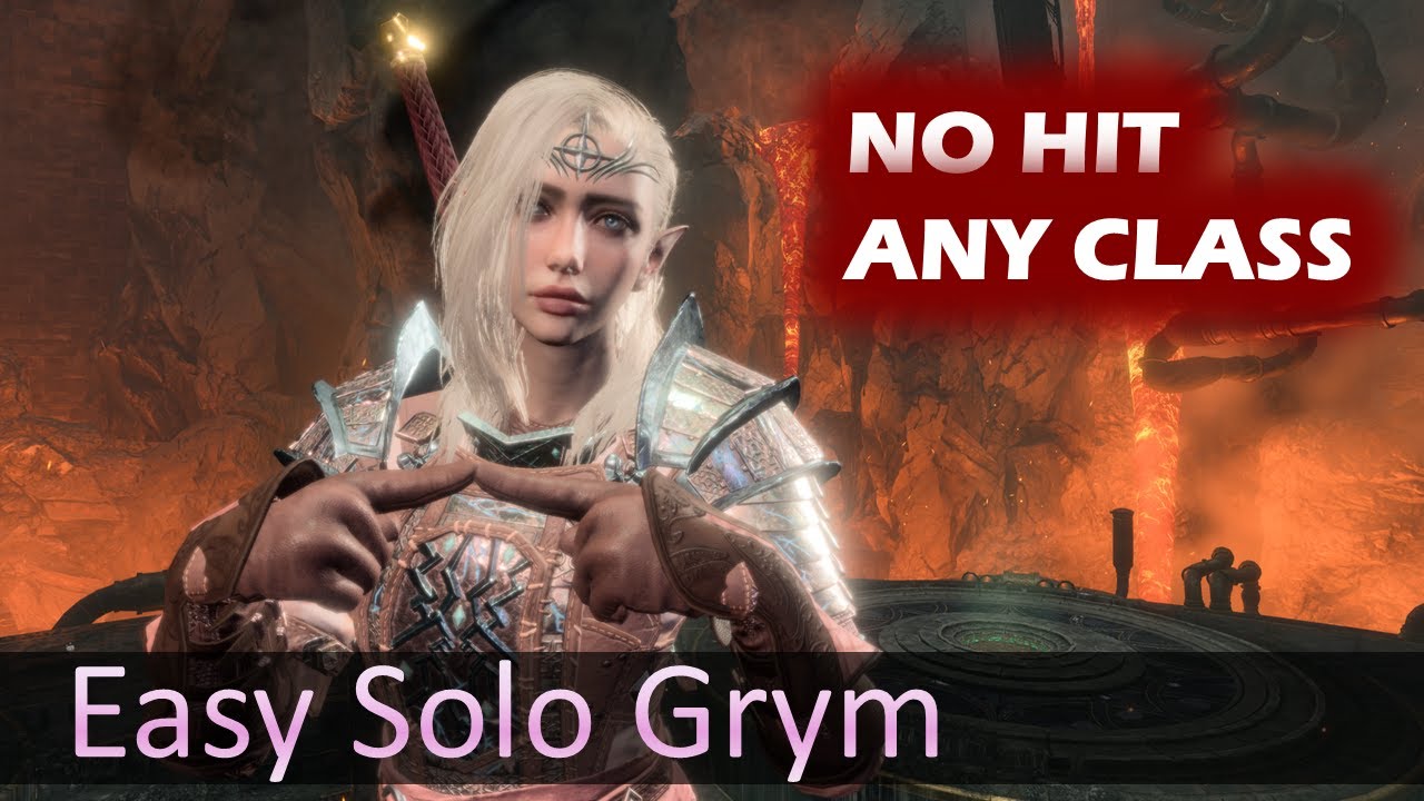BG3: Solo Grym Without Taking Damage | Any Class Honour Mode