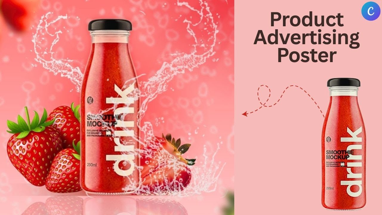 Product Advertising Poster in Canva