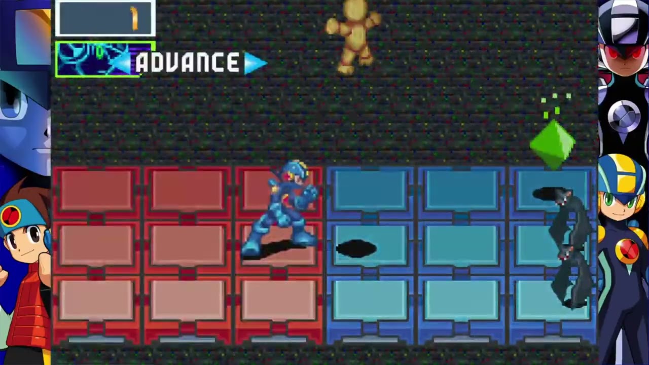 My most reasonable S-Rank on Shademan Omega [MMBN4] (1600 damage from 1 swing, 15s)