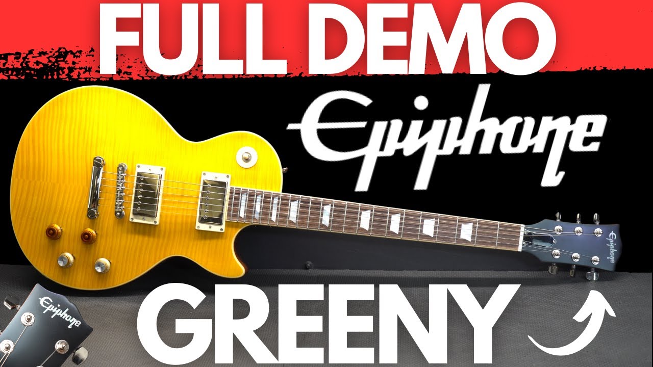 Epiphone Kirk Hammett Greeny ПОЛНАЯ ДЕМО