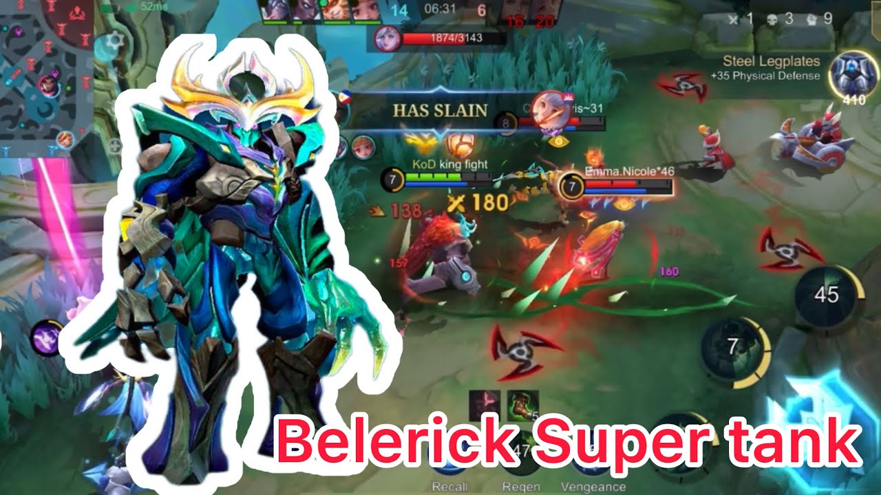 BELERICK BEST BUILD 2026| BUILD TOP 1GLOBAL BELERICK GAMEPLAY | MLBB 26