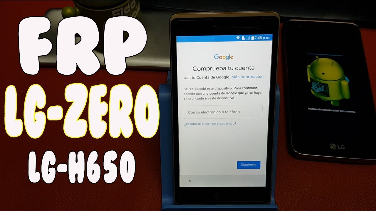LG ZERO REMOVER CUENTA GOOGLE / FRP LG-H650