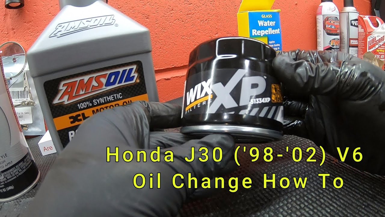 Honda J30 ('98-'02) V6 Oil Change-How To