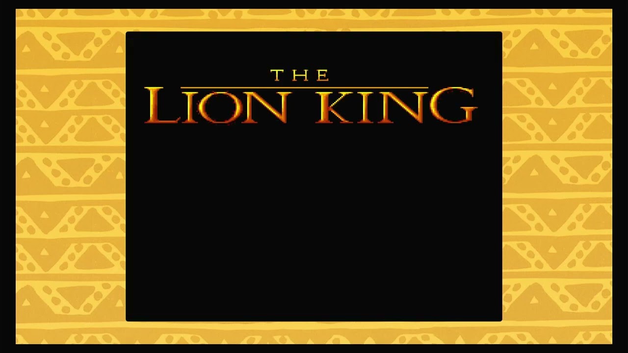 The Lion King SNES   Ending and Staff Credits