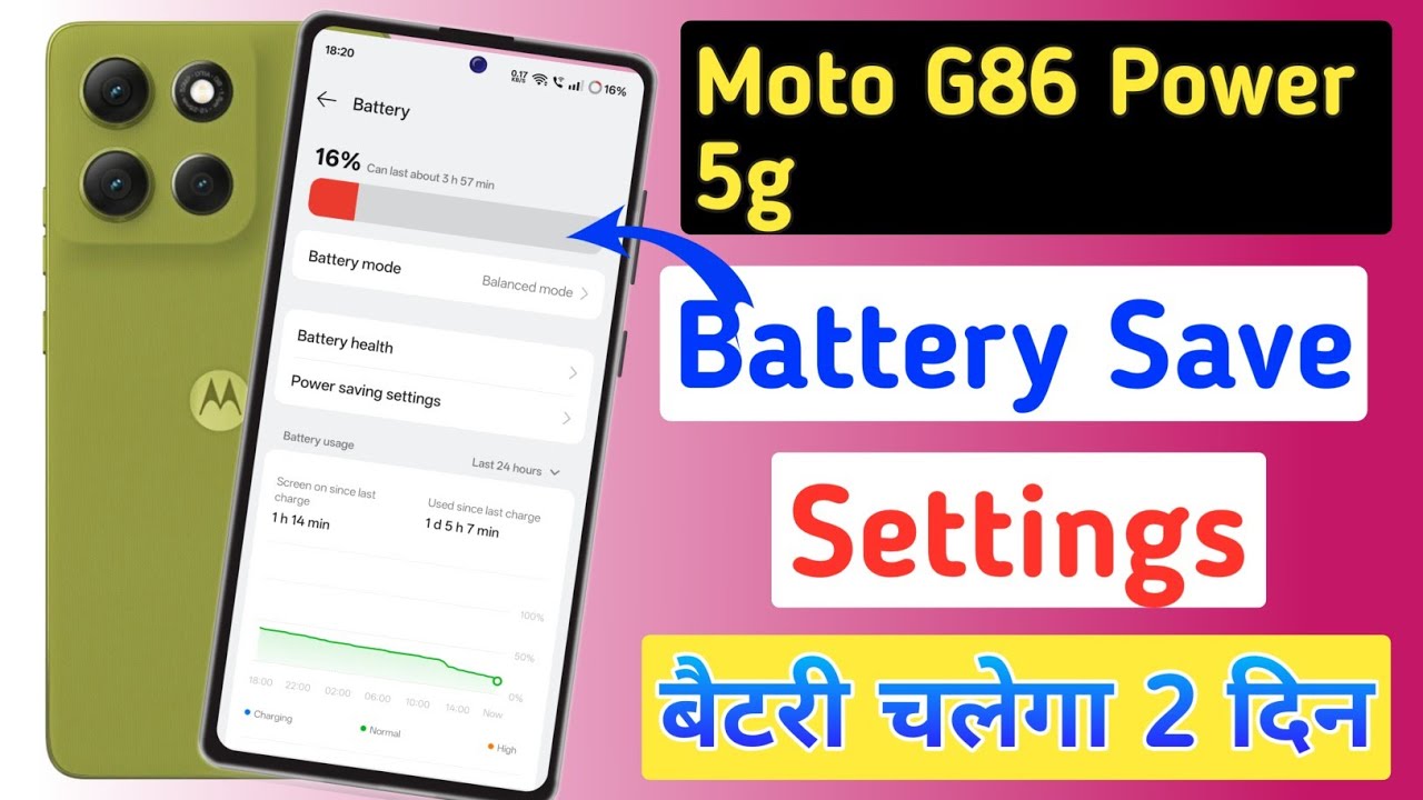Moto g86 power 5g battery drain problem solve | Moto g86 power me battery save kaise kare