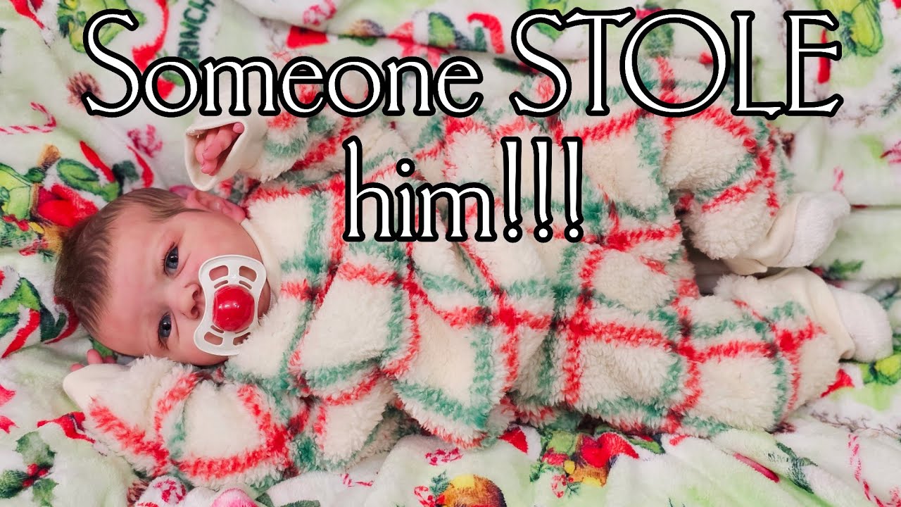 Day in the Life with Newborn Reborn Silicone Doll| New baby NEWS! Shopping + Christmas Tree