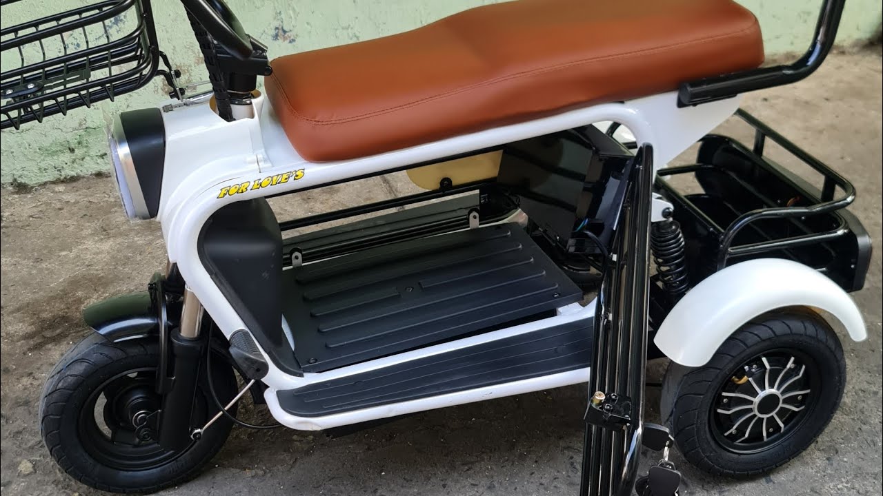 Phiên bản Scooter 3 bánh pin 48v - 20 ah - 2 động cơ 500W 
