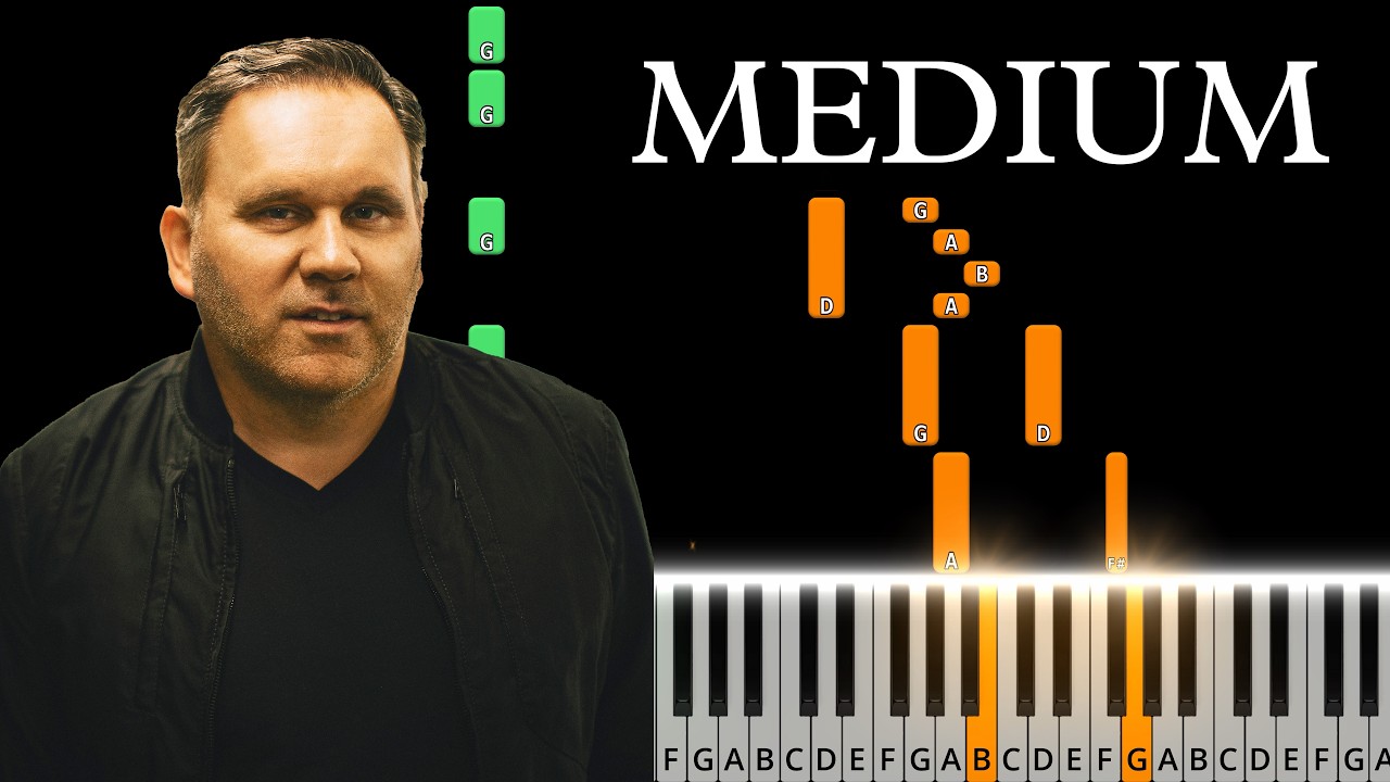 Blessed Be Your Name | Matt Redman | MEDIUM PIANO and GUITAR TUTORIAL+ SHEET MUSIC by Andantino [4K]