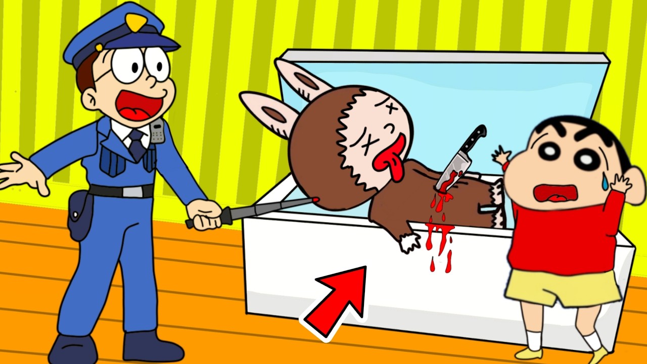 Police Nobita Arrest Killer Shinchan 😱😱 | Shinchan And Nobita Game | Funny Game |