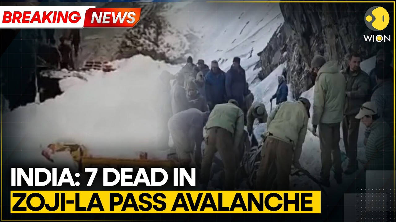 Breaking: 7 Dead, 5 Injured in Deadly Zoji-La Pass Avalanche in India | WION