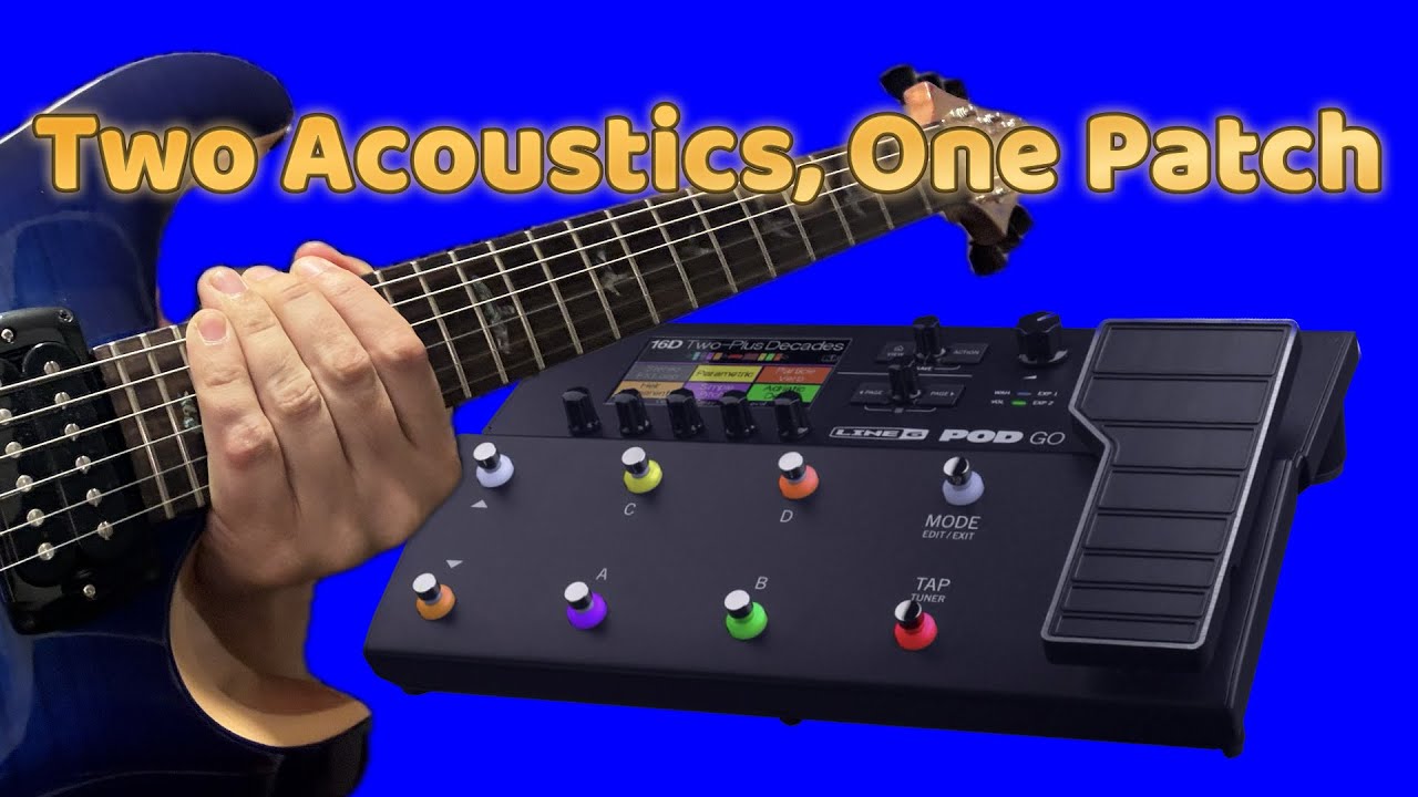 Line 6 POD GO Two In One Acoustic | БЕСПЛАТНЫЙ ПРЕДВАРИТЕЛЬНЫЙ СПЕКТР по пятницам