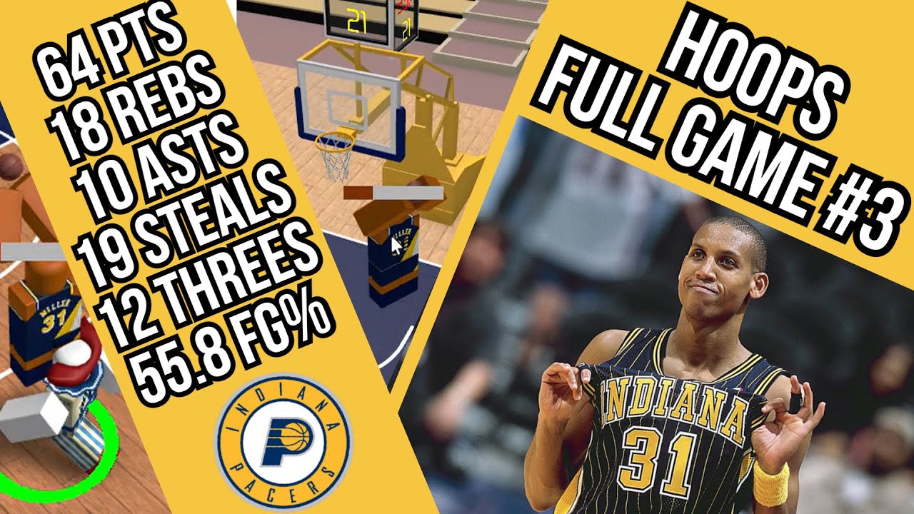 Hoops Full Game #3 - PRIME REGGIE WAS A MENACE - Hoops Demo Basketball