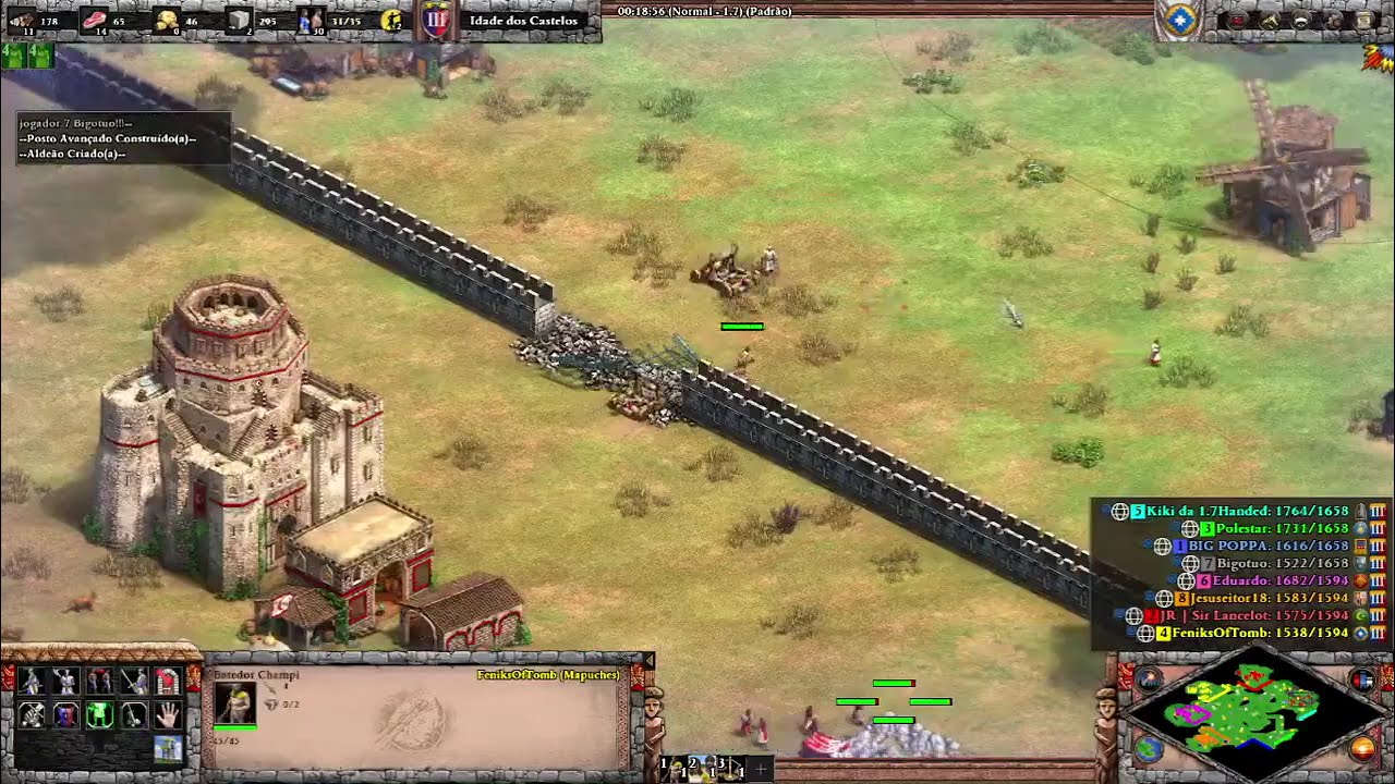 AOE2 | 4v4 Arena | Mapuches #3