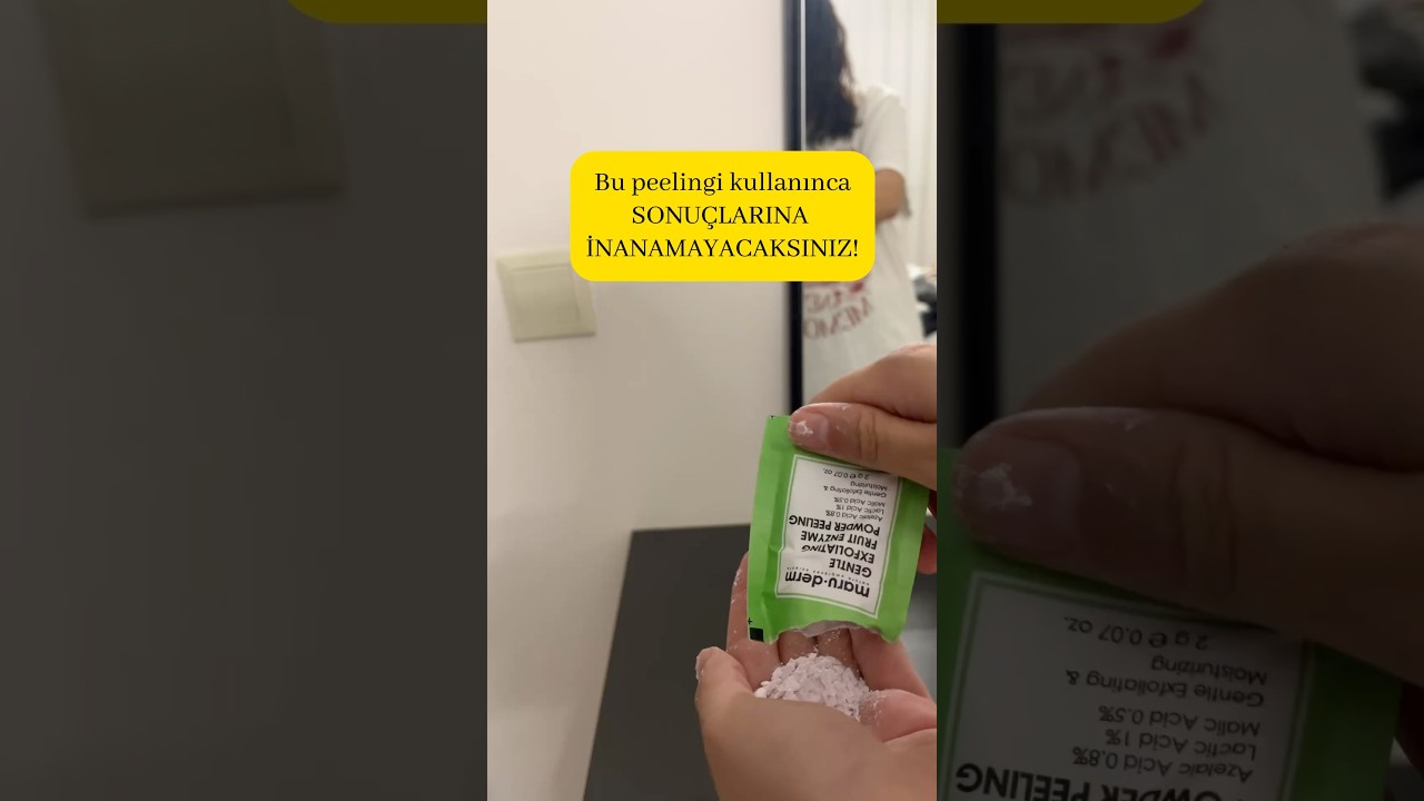 Maruderm Enzim Peeling #reklamdeğildir