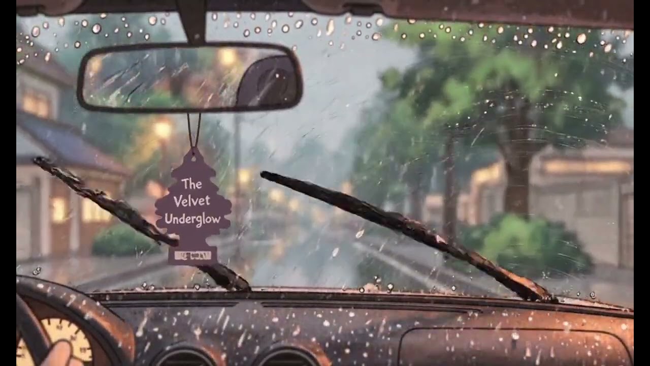 Rain-Soaked Evening Drive 🌧️ | Aesthetic Lofi & Chill Visual Loop
