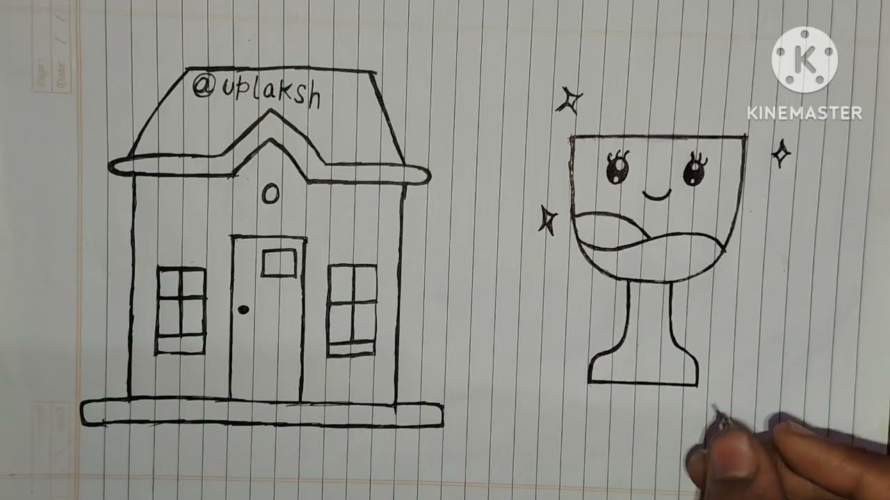 How To Draw Glass Of Wine Draw Cute Things @Uplaksh69 