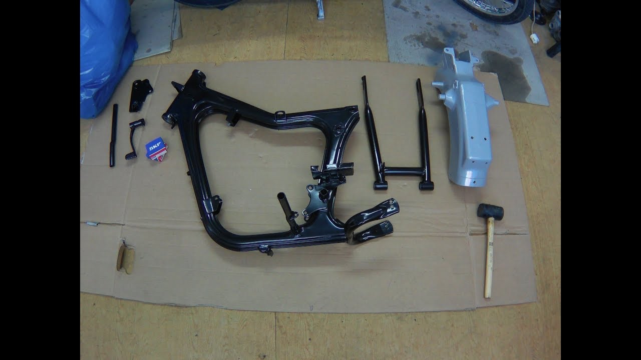 MZ TS 150 NEUAUFBAU RESTAURATION Teil 1