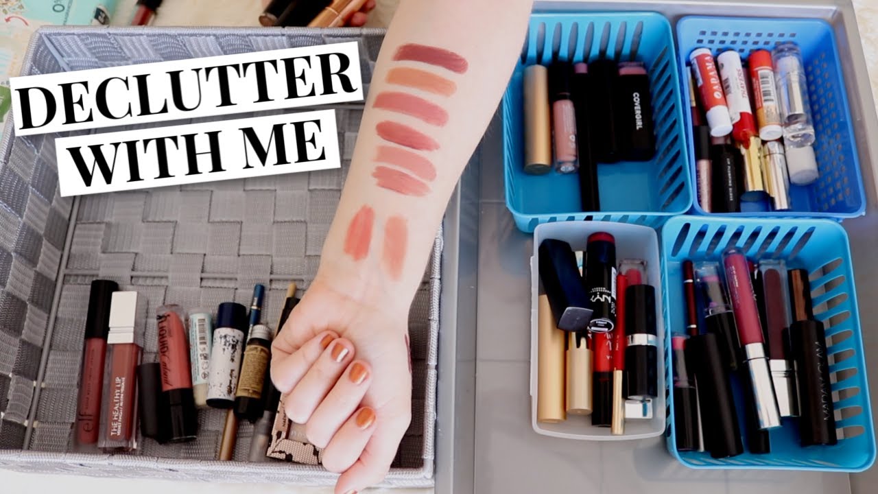 MAKEUP DECLUTTER (Minimal Makeup Collection)