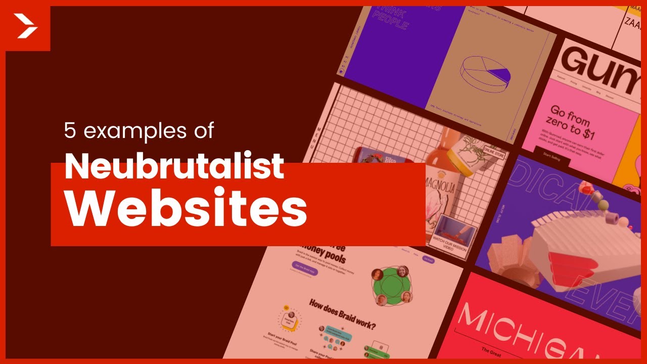 Best of Design Trends 2022: Examples of Neubrutalist Websites