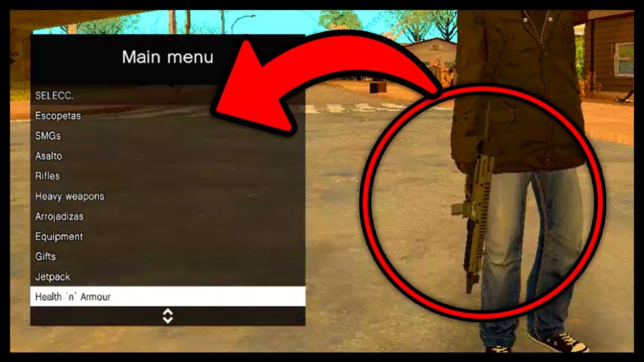 Instalar MOD SELECTOR de ARMAS para GTA San Andreas | WeaponSelector | Compatible con Samp [MEGA]