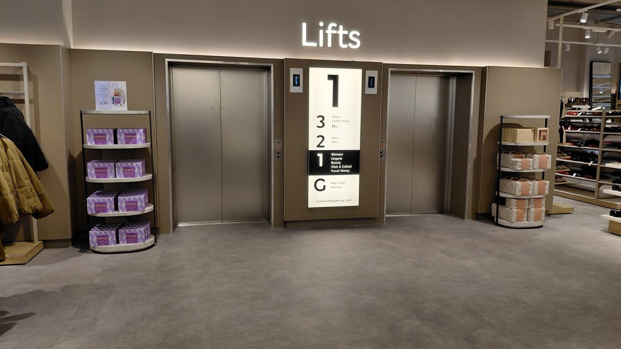 (Never Filmed Before) 2025 Tower Lifts at M&S in Bath 