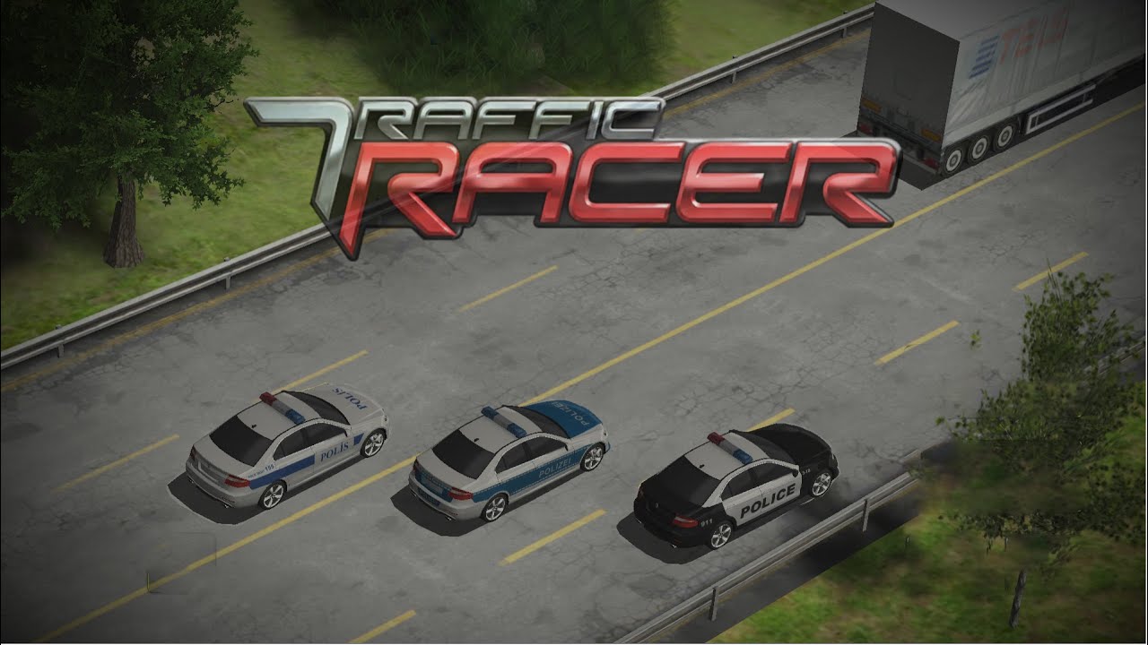 Traffic racer.  Police chase. Полицейская погоня.