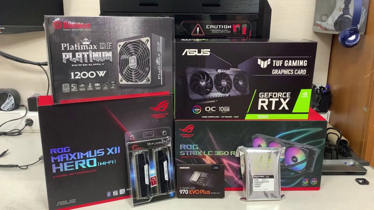 Gaming PC Build | 2021 | i9 10900K | ROG Strix Helios GX601 | ASUS ROG MAXIMUS XII HERO | RTX3080