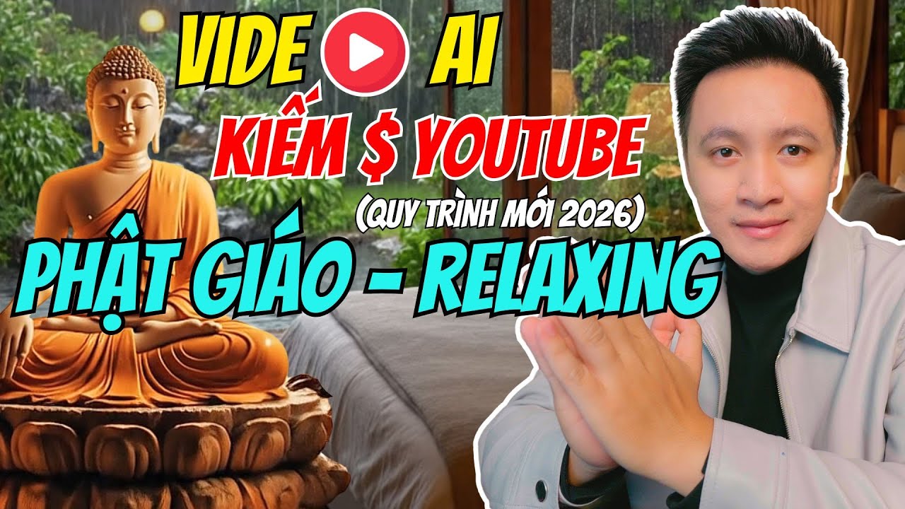 Cách làm VIDEO AI PHẬT GIÁO từ VEO 3.1 Kiếm Tiền Youtube | Quy trình mới 2026 chi tiết từ A đến Z