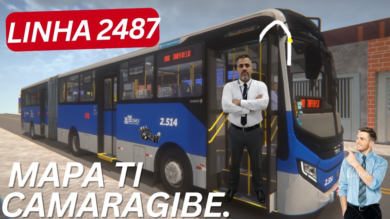 PROTON BUS SIMULATOR   Mapa TI Camaragibe 2478