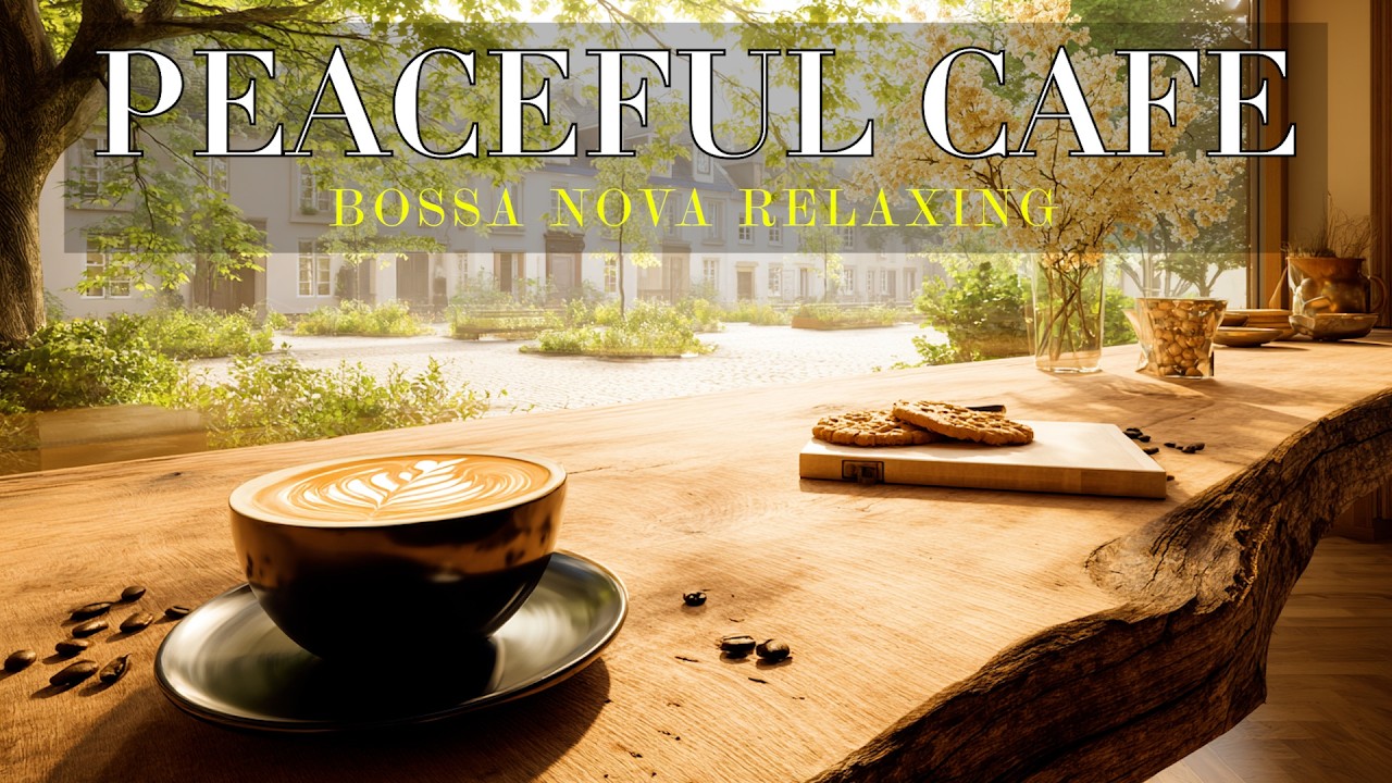 Peaceful Garden Morning ☀️ Cozy Café Jazz & Coffee Sounds