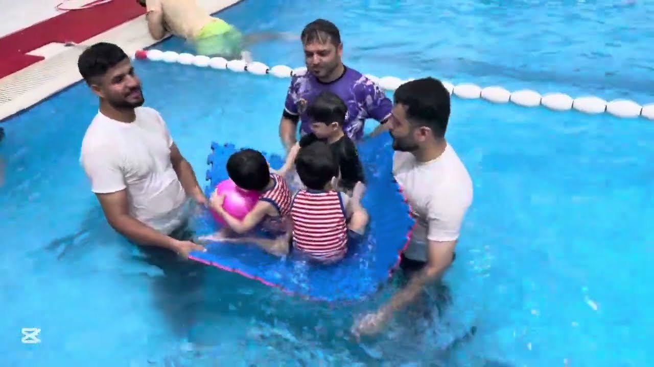 Bachcha party vs boys || Swimming pool party in qatar || A memorable day with kids 