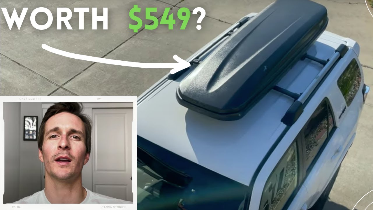 Thule Roof Box Review (Pulse Alpine): better than traditional surf straps?