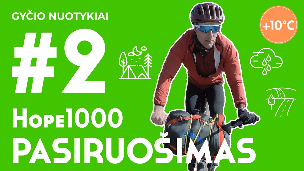 SuŠALAU! 260KM per 13h. Pasiruošimas Hope1000.