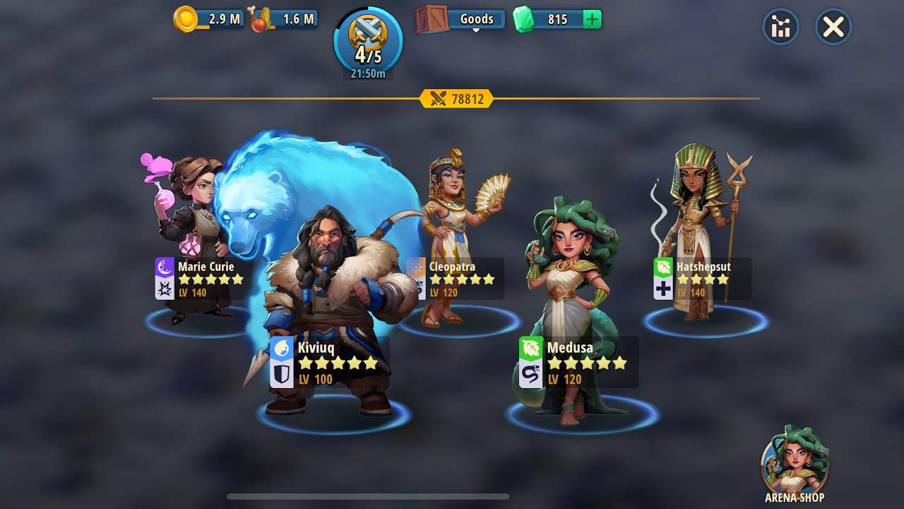 Just hit a 100% win rate in Gold III with my new Arena team! 🤩