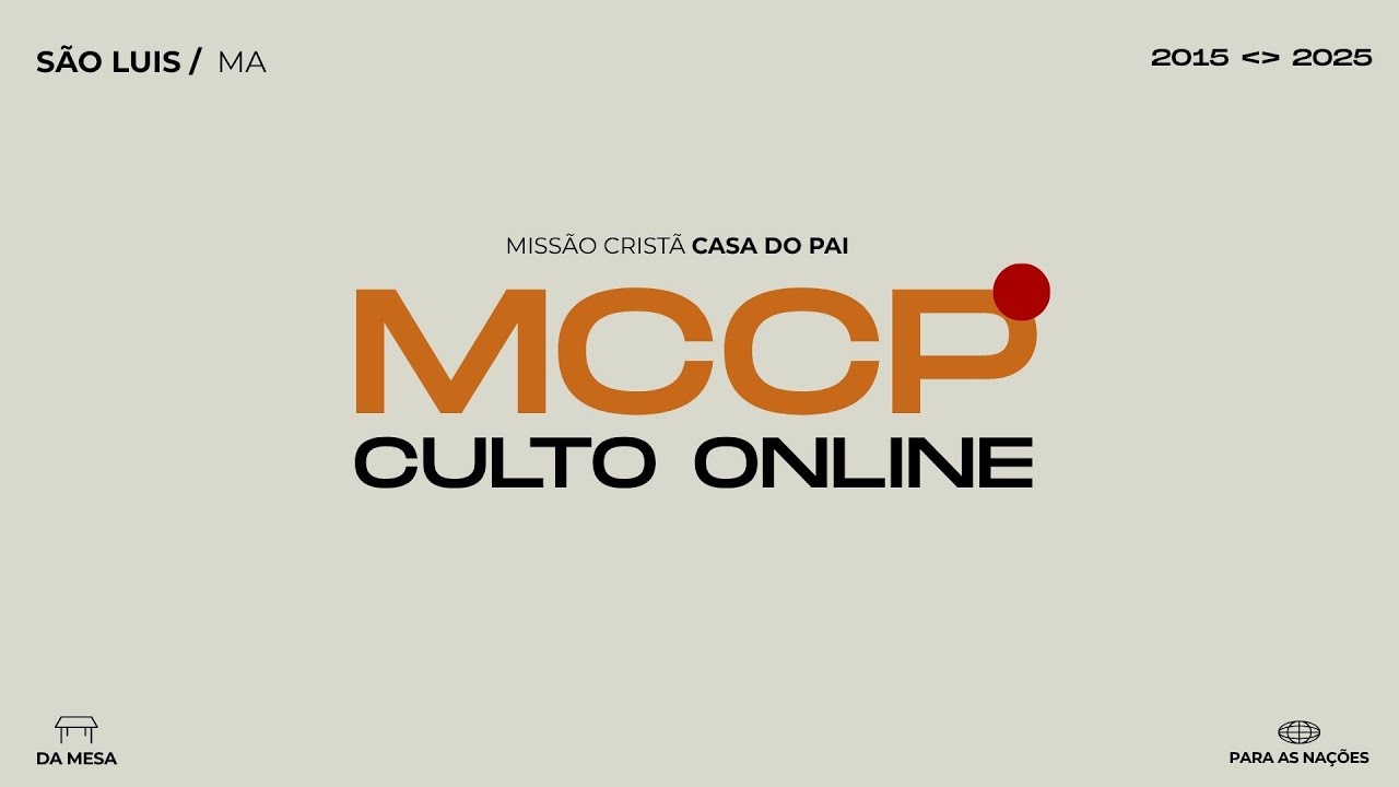 CULTO DE ADORAÇÃO E PALAVRA - 22/02/26